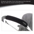StrollAir Universal Handle Sleeve Cover, Grip Bar, Replacement, BOB, Bugaboo, Baby Jogger, Uppa Baby, Bumbleride, Black, 12"...