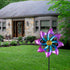 VEWOGARDEN Small Wind Spinners for Yard and Garden, Waterproof Metal Pinwheels Wind Spinners Outdoor Decor (Blue and Pink)...