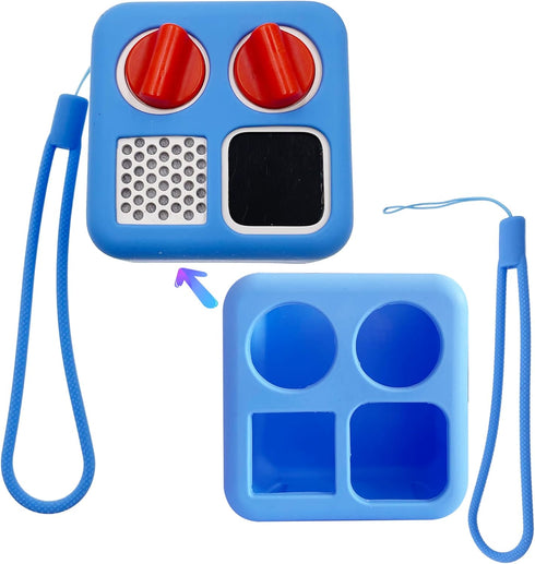 Hard Carrying Case and Silicone Skin Cover for YOTO Mini Screen-Free Bluetooth Audio Player, Compatible Accessories for Yoto Mini Make Your Own Ca...