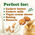 Food to Live Raw Cashews, 8 Ounces – Deluxe Whole Nuts, Unsalted, Unroasted Fancy Snack, Size W-320, Kosher, Vegan, Bulk, A good source of Magnesi...