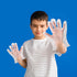 Kids Disposable Gloves - 100pcs Small Plastic Gloves PE Clear Durable Work Gloves for Cleaning Cooking Garden Craft, for 3-12 Years...