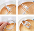TENOC Silicone Cable Ties 10 Pcs White Reusable Cable Holder Elastic Cord Straps Flexible Wire Organizer for Phone Tablet Charging Cable and Heads...