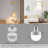 KMU Rechargeable Battery Operated Light Bulb 2 Pack E26 Battery Powered Light Bulb with 2 Remote Control, WRGB 15 Colors LED Light Bulb for Non Ha...