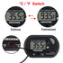2Pack Digital Aquarium Thermometer Fish Tank Thermometer, Water Thermometer with Large LCD Display, Reptile Thermometer for Vehicle Reptile Terrar...