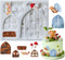 SK 3D Fairy House Christmas Silicone Fondant Mold Cake Decorating Pastry Gumpaste Tool...