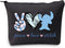 JXGZSO Cartoon Love Gift Hawaiian Bags Party Peace Love Cosmetic Bag With Zipper Movie Inspired Makeup Bag...