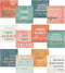 Positive Daily Affirmations Sticky Pad / 3.75" x 3.75" Custom Sticky Pad / 365 Unique Designs/Self Care Notes for A Year/Made in The USA...