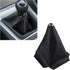 Car Shift Boot,Carbon Fibre Leather Gear Shift Cover for Dust Prevention & Protection,Universal Car Interior Accessories Manual Automatic Shift Kn...
