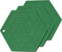 Trivet Mat, Set of 3 Silicone Pot Holder, Hot Pads, Potholder for Pots and Pans (Green Monstera)...