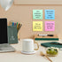 12 Packs Colored Sticky Notes, 3"x3" Self-Stick Pads with 960 Sheets in Total, 80 Sheets/Pack, Perfect for Office, Home, School, Meetings - 4 Colo...