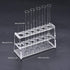 Test Tube Holder 6 Wells Test Tube Rack, Acrylic Lab Stand Rack for 10ml Centrifuge Tubes Clear (10ml, 6 Wells)...