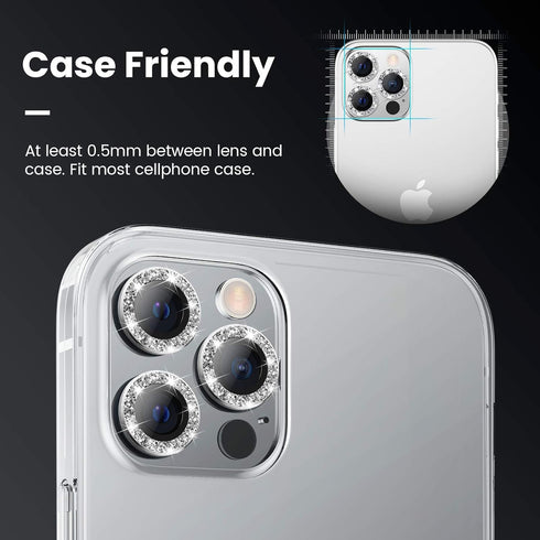 Tensea Compatible with iPhone 12 Pro Max Camera Lens Protector, 9H Tempered Glass Camera Cover Screen Protector for iPhone12 Pro Max 6.7 inch 2020...