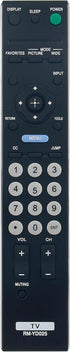 RM-YD025 Replaced Remote fit for Sony TV KDL-46S4100 KDL-40S4100 KDL-52S4100 KDL-22L4000 KDL-40S504 KDL-19M4000 KDL-40S5100 KDL-40SL150 KDL-40V510...