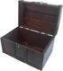 MAXFLO Handcrafted Wooden Treasure Chest Decorative Storage Box with Lock for Home Decor...