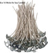 100pcs ECO 16 Wicks for Soy Candles, 6 inch eco Pretabbed Candle Wicks for Candle Making,CD 22 Thick Candle Wick with Base...