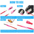200PCS Heat Shrink Bullet Connectors, Automotive Female & Male Connectors Bullet Terminals,Insulated Waterproof Marine Electrical Wire Splice Crim...