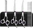 5 in 1 Dog Grooming Scissors Kit with Safety Round Tips Dog Scissors for Grooming 4CR Stainless Steel Grooming Scissors for Dogs and Cats, Profess...