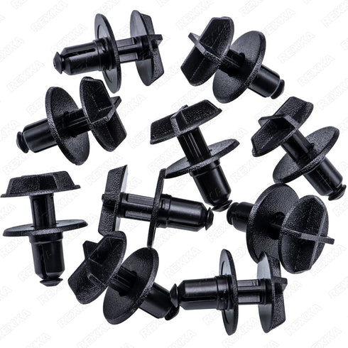 Rexka 10pcs Sight Shield & Trim Push-Type Retainer Compatible with GM 10382313 Cadillac STS, Pontiac Solstice and Saturn Sky 2009-05 Land Rover LR...