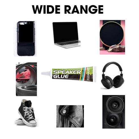 Loud Speaker Repair Glue Foam Side Dust Cap Rubber Edge Cone Basin Strong Adhesive 50ML/1.68 fl.oz (1)......