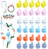 LBKKC Silicone Thumb Hooks, 30pcs Self Adhesive Wall Hooks, Multifunctional Cord Holder for Desk, Data Cable Clip Wire Desk Organizer...