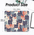 Square Mouse Pad with Stitched Edge, Premium Mousepad Washable Cloth. Computer Mouse Pad with Non-Slip Rubber Base, Mouse Pads for Computers Lapto...