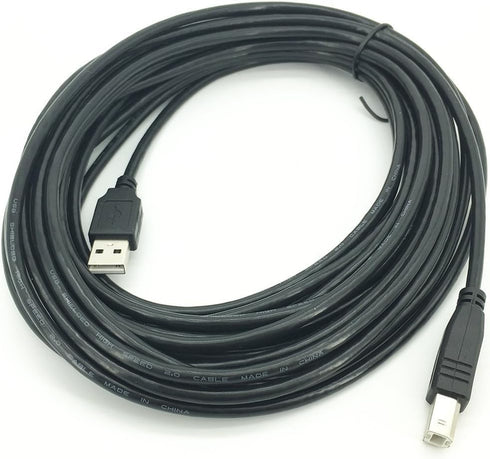 USB 2.0 Cable A Male to B Male Cable for Printer Scanner (25 Feet)...