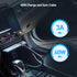 Cable Matters Coiled USB C to USB C Cable with 3A / 60W Fast Charging 1-4 Feet, Support Apple CarPlay, Android Auto, USB C Charger Cable, for iPho...