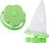 4 Pieces Reusable Washing Machine Lint Catcher Household Washing Machine Lint Mesh Bag Hair Filter Net Pouch Washer Hair Catcher (Green, Blue)...