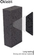 Big Sponge. Made in Europe. 3 Pack, Black. 8.9x4.3x2.4 Inch Extra Large Odorless Commercial Sponge for All Purpose Cleaning...