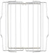 BRADSHAW INTERNATIONAL 23803 Chrome Adjustable Roast Rack...