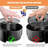 Rubber Bumpers for Air Fryer, 4 PCS Premium Rubber Feet, Silicone Pieces, Rubber Tips, Anti-scratch Protective Cover of Air Fryer Tray Replacement...