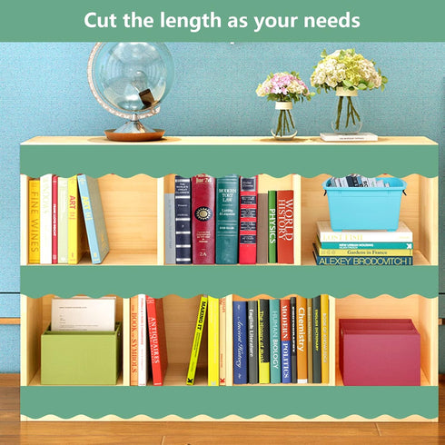 Eucalyptus Green Bulletin Board Border Scalloped Border Trim for Classroom 52ft One Roll...