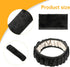 3 Pcs Fluffy Fur Auto Steering Wheel Cover and Seat Belt Cover Set Include Fuzzy Steering Wheel Cover, 2 Seatbelt Shoulder Pad Comfort Anti Slip C...
