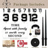 VANGOLD Wall Clock Big Wall Clocks for Living Room Decor, Decorative Wall Clocks Battery Operated (Black Wall Decor)...
