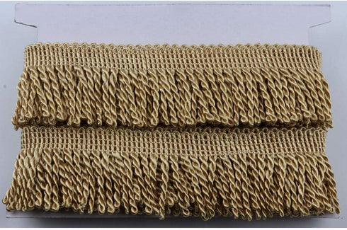 HEARTWISH Curtain Fringes Bullion Fringe Trim 2.5Inch Wide 5 Yards Long,Fabric Trims and Embellishments Curtain Weights Fringes for Sewing DIY Dec...