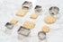 Bakerpan Stainless Steel Round Cookie Cutter Set, Circle Cookie Cutters, Biscuit Cutters (2 Inch & 3 Inch)...