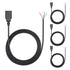 4Pcs USB A Female 4Pin Bare Wire 1M/3FT, 5V/2A USB 4 Pin Pigtail Open End Power Data Cable, Tail Tinning, for USB Equipment Installed or Replaceme...