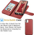 Takfox Wallet Case for iPhone 11, iPhone 11 6.1 Leather Wallet Case with ID Credit Card Holder Slots Folio Flip Kickstand Detachable Magnetic Phon...