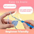 8x50g Beginner Crochet Yarn Easy Yarn for Crocheting Crochet Yarn with Easy-to-See Stitches Beginner Yarn for Crocheting Knitting Beginners, Croch...