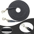 Tie Out Rope Dog Leash, 8-10-13-15-20-25-30-35-40-45-50FT Heavy Duty Nylon Check Cord for Medium Large Dogs Indoor/Outdoor Playing Camping Backyar...