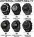Orzero (3 Pack) Screen Protector Compatible for Garmin Fenix 6/6 Sapphire / 6 Pro / 6 Pro Solar/Forerunner 165/165 music Tempered Glass 2.5D Arc E...