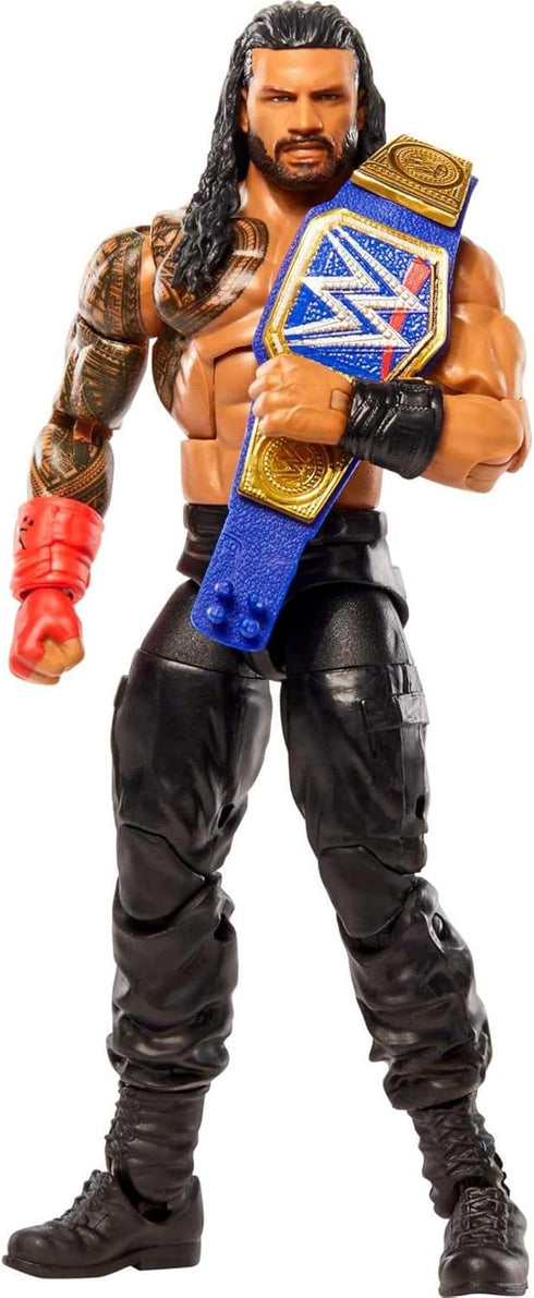Mattel WWE Roman Reigns Top Picks Elite Collection Action Figure, Articulation & Life-Like Detail, Interchangeable Accessories ,6-in...