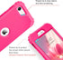 BENTOBEN for iPhone SE 2022 Case and iPhone SE 2020 Case, Heavy Duty 3 in 1 Full Body Rugged Shockproof Hybrid Hard PC Soft Rubber Girls Women Boy...