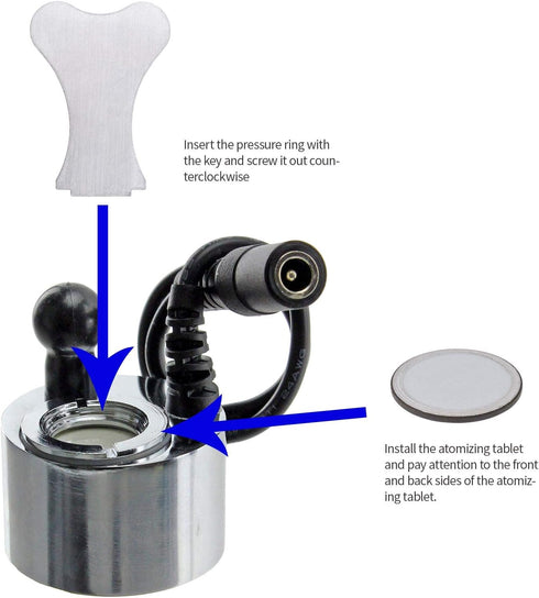 Create idea Transducer Disc Repair Kit with Removal Tool Compatible with Dimplex Dlectric Heater Fire 7511063...