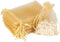 HRX Package 100pcs Gold Organza Gift Bags, 4 x 6 inch Candy Mesh Drawstring Favor Bags Jewelry Pouches for Christmas Wedding Party...