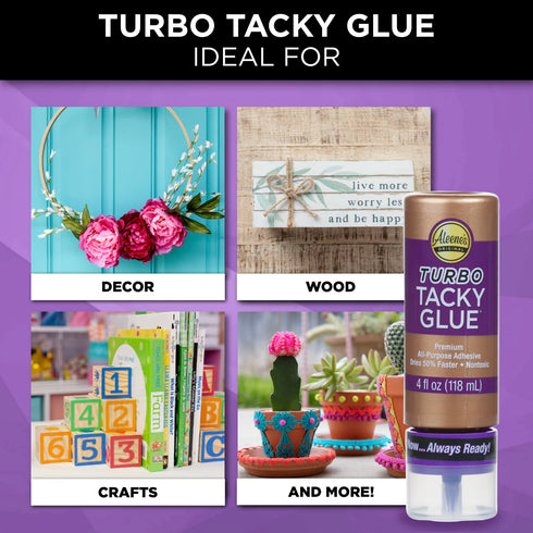 I Love To Create Aleene's Always Ready Turbo "Tacky" Glue, 4-Ounce...