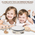 6PCS Musical Instruments for Kids Toddler Natural Wooden Percussion Toy Sets Preschool Education Music Instruments Present for Birthday Christmas ...