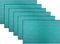 PIGCHCY Placemats,Washable Durable Vinyl Woven Table Mats,Elegant Heat Resistant Placemats for Dining Table Set of 6 (18 x 12 inches, Turquoise)...