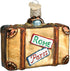 Old World Christmas Cities, Places and Landmarks Glass Blown Ornaments for Christmas Tree Suitcase...