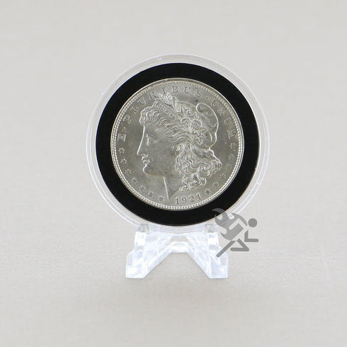 Clear Display Stand Easel for Holder Coin Capsules Challenge Medals Casino Chips, 10 Pack...